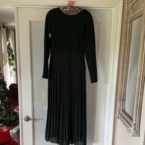 Worn once J. Crew Pleated ballet dress in stretch cotton blend